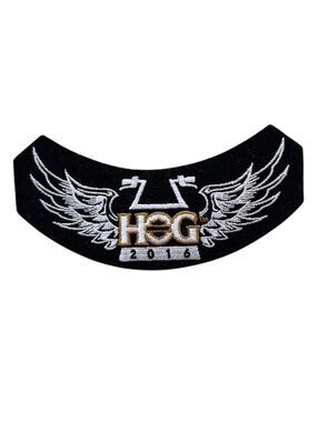 2016 Harley-Davidson HOG Winged Eagle Jacket Vest Patch NWT Collectible